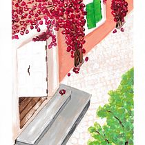 Acryl - Portugal. Traditional illustration, Creativit, Drawing, Sketchbook, Acr, and lic Painting project by Kassandra Fröhlich - 02.08.2023