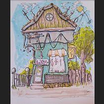 My project for course: Expressive Architectural Sketching with Colored Markers. Een project van  Schetsen,  Tekening,  Architecturale illustratie, Sketchbook y  Illustratie met inkt van skrotinyllet - 08.02.2023
