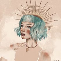 Mi proyecto del curso: Retrato ilustrado con Procreate. Ilustração tradicional, Ilustração vetorial, Ilustração digital, e Desenho de retrato projeto de Brenda EH - 08.02.2023