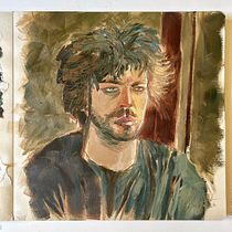 My project for course: Artistic Oil Portraiture on Paper. Un progetto di Belle arti, Pittura e Pittura ad olio di Pedro Durigan - 08.02.2023