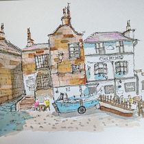 My project for course: Expressive Architectural Sketching with Colored Markers. Een project van  Schetsen,  Tekening,  Architecturale illustratie, Sketchbook y  Illustratie met inkt van Shirley Rowley - 22.06.2023
