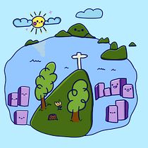 My project for course: Designing Kawaii Worlds: Spread Joy Through Illustration. Character Design, Digital Illustration, and Traditional illustration project by Diana Lins - 02.08.2023