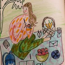 My project for course: Character Creation from Observational Drawings. Un proyecto de Ilustración tradicional, Diseño de personajes, Dibujo y Sketchbook de Dina Soliman - 02.02.2023