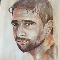 Mi proyecto del curso: Retrato artístico en acuarela. Fine Arts, Painting, Watercolor Painting, and Portrait Drawing project by Patricia Salvador - 02.09.2023