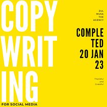 My project for course: Copywriting for Social Media. Un progetto di Scrittura, Cop, writing, Social media e Comunicazione di Zulkifli Musa - 11.01.2023