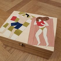 My project for course: Modern Marquetry: Decorating with Wood. Design de acessórios, Artesanato, Design de interiores, DIY, e Marcenaria projeto de marlous22 - 06.02.2023