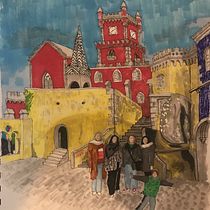 Meu projeto do curso: Desenho arquitetônico expressivo com marcadores coloridos. Een project van  Schetsen,  Tekening,  Architecturale illustratie, Sketchbook y  Illustratie met inkt van taicil - 07.02.2023