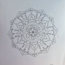 My project for course: The Art of Mandala Drawing: Create Geometric Patterns Ein Projekt aus dem Bereich Zeichnung und Illustration mit Tinte von Kat Roman - 10.02.2023