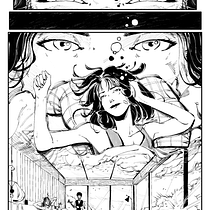Mi proyecto del curso: El cómic de superhéroes: narrativa y realización gráfica. Un projet de Illustration traditionnelle, Conception de personnages, B, e dessinée, Dessin au cra, on, Dessin , et Narration de Aldo Nicolas Rojas Ponce - 10.02.2023