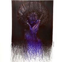 Meu projeto do curso: Retrato criativo em chiaroscuro com caneta. Un projet de Illustration traditionnelle, Dessin au cra, on, Dessin de portrait, Dessin artistique, Dessin aux cra , et ons de couleur de Gheymison Aryson - 10.02.2023