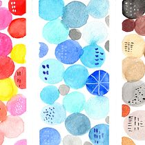 Mon projet du cours : Création de palettes de couleurs à l’aquarelle. Traditional illustration, Fine Arts, Painting, Watercolor Painting, and Color Theor project by bymurielle - 01.28.2023