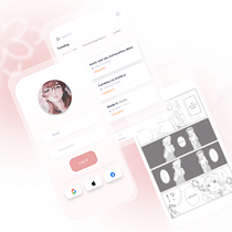 Manga app Ein Projekt aus dem Bereich Design, Interaktives Design, Webdesign, Mobile Design und App-Design von naieyun - 10.02.2023