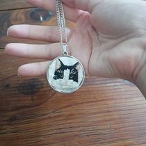 Mi proyecto del curso: Minibordado realista de mascotas. Jewelr, Design, Embroider, and Textile Design project by sabinekutt - 02.10.2023