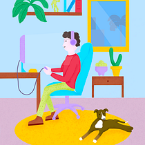 Meu projeto do curso: Ilustração digital colorida no Procreate. Traditional illustration, Drawing, Digital Illustration, and Digital Drawing project by julia_marques095 - 02.10.2023