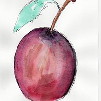 Mon projet du cours : Illustrer la nature : une exploration créative. Traditional illustration, Painting, Drawing, Watercolor Painting, Ink Illustration, and Naturalistic Illustration project by bymurielle - 02.10.2023