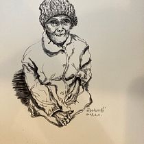 My project for course: Intro to Portrait Sketching: Draw in Real-Time. Sketching, Drawing, Portrait Drawing, Ink Illustration, and Colored Pencil Drawing project by estherlee909 - 02.10.2023