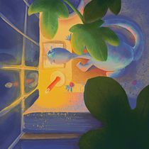 My project for course: Atmospheric Scenes in Procreate: Paint with Color and Light. Ilustração tradicional e Ilustração digital projeto de marrajade - 11.02.2023