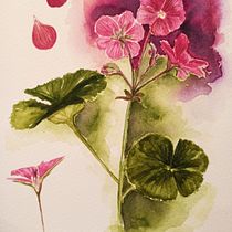 Mój projekt z kursu: Ilustracja botaniczna akwarelą. Traditional illustration, Fine Arts, Painting, Drawing, Watercolor Painting, and Botanical Illustration project by Anna Kopanska - 02.11.2023