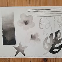 Mein Abschlussprojekt für den Kurs: Einführung in die chinesische Tintenillustration. Ilustração tradicional, Artes plásticas, Desenho e Ilustração com tinta projeto de hanni - 11.02.2023
