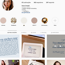 Meu projeto do curso: Estratégia de marca no Instagram. Social Media, Digital Marketing, Mobile Marketing, Instagram, Communication, Instagram Marketing, Br, and Strateg project by Paula Crepaldi - 02.11.2023
