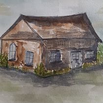 My project for course: Architectural Sketching with Watercolor and Ink. Sketching, Drawing, Watercolor Painting, Architectural Illustration, Sketchbook & Ink Illustration project by judekirby - 02.11.2023