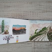 Mi proyecto del curso: Cuaderno de viaje en acuarela. Traditional illustration, Watercolor Painting, Architectural Illustration, and Sketchbook project by aisulusa - 02.11.2023