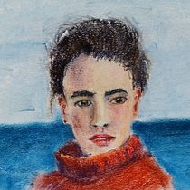 My project for course: Realistic Chalk Pastel Portraits. Traditional illustration, Fine Arts, Drawing, Portrait Drawing, and Realistic Drawing project by ep.landschoof - 02.12.2023