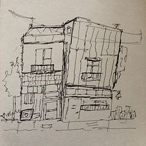 My project for course: Expressive Architectural Sketching with Colored Markers. Sketching, Drawing, Architectural Illustration, Sketchbook & Ink Illustration project by Krishna Kishore - 02.12.2023