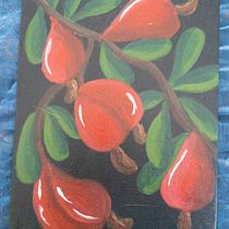 My project for course: Acrylic Painting: Create Colorful Tropical Art. Projekt z dziedziny  Malarstwo, Malarstwo akr, lowe, Ilustracja naturalist i czna użytkownika rayna.cil - 12.02.2023