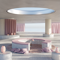 Mon projet du cours : ArchViz d’intérieur : visualisations 3D surréalistes avec Blender. Arquitetura, Arquitetura de interiores, Arquitetura digital, e Visualização arquitetônica projeto de auray_archi - 12.02.2023