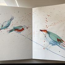 Il mio progetto del corso: Sketching creativo ad acquerello per principianti. Traditional illustration, Sketching, Creativit, Drawing, Watercolor Painting, and Sketchbook project by daria minuzzo - 02.12.2023