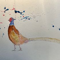 My project for course: Artistic Watercolor Techniques for Illustrating Birds. Traditional illustration, Watercolor Painting, Realistic Drawing, and Naturalistic Illustration project by Heather Brack - 02.12.2023