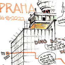 Urban Sketching: expresa tu mundo con una nueva perspectiva. Un projet de Illustration traditionnelle, Esquisse , Dessin, Aquarelle, Illustration architecturale , et Carnet de croquis de liliana - 12.02.2023