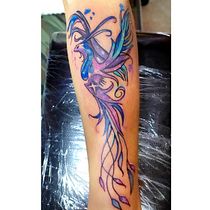 Mi proyecto del curso: Técnicas de color para tatuajes. Un progetto di Illustrazione tradizionale, Disegno, Illustrazione digitale, Design di tatuaggi e Disegno digitale di Svetlana Vlasova - 12.02.2023