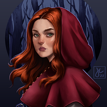 My project for course: Digital Painting of Characters in Photoshop. Een project van Ontwerp van personages, Digitale illustratie, Digitale tekening y  Digitaal schilderij van Joanna Casaje - 12.02.2023