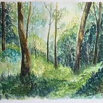 Mi proyecto del curso: “Sur Mágico” del curso Paisajes de ensueño con acuarela: plasma la luz. Projekt z dziedziny Malowanie akwarelą użytkownika marcelamiranda51 - 12.02.2023