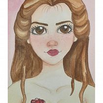 Mi proyecto del curso: Dibujo fan art con acuarela y lápices de colores. Ilustração tradicional, Pintura, Pintura em aquarela, Desenho de retrato, Ilustração infantil, e Desenho com lápis de cor projeto de Carla Sapelli - 13.02.2023