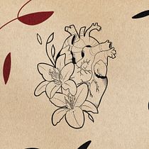 Mi proyecto del curso: Diseño de tatuaje de autor con Procreate. Ilustração tradicional, Design gráfico, Desenho, Ilustração digital, Desenho de tatuagens, e Desenho digital projeto de Tannys Tapias - 13.01.2023
