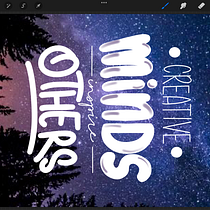 Mon projet du cours : Calligraphile et lettering pour Instagram avec Procreate. Caligrafia, Lettering, Instagram, Lettering digital, Lettering 3D, e Design para redes sociais projeto de Megan Laflotte - 13.02.2023