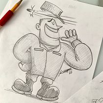 My project for course: Introduction to the Creation of Cartoon Style Characters. Un projet de Illustration traditionnelle, Conception de personnages , et Dessin de Christian Acevedo - 13.02.2023