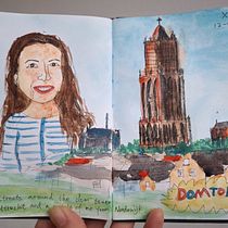My project for course: Artistic Watercolor Sketching: Dare to Express Your Ideas. Ilustração tradicional, Esboçado, Criatividade, Desenho, Pintura em aquarela, e Sketchbook projeto de xinneke - 12.02.2023
