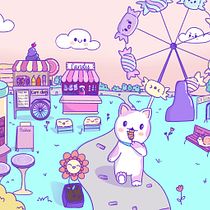 My project for course: Designing Kawaii Worlds: Spread Joy Through Illustration. Character Design, Digital Illustration, and Manga project by Maria Caro - 02.11.2023