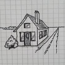My project for course: Architectural Sketching with Watercolor and Ink. Sketching, Drawing, Watercolor Painting, Architectural Illustration, Sketchbook & Ink Illustration project by Joke Hoosbeek - 02.14.2023