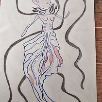 Mon premier projet de dessin fantastique . Ilustração tradicional, Criatividade, e Sketchbook projeto de Sarah Keim - 14.02.2023