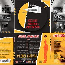 My project for course: front CD with electronic music to Fryderyk Jona, punk rock - NoG and The best of Polish punk - PSP - Młodzi gniewni.. Un projet de Design , Illustration traditionnelle, Conception éditoriale, Design graphique, Illustration numérique et Illustration éditoriale de Waldemar Dylewski - 14.02.2023