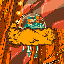 Mi proyecto del curso: Ilustración vectorial: más volumen y rock and roll. Un progetto di Illustrazione tradizionale, Illustrazione vettoriale, Design di poster  e Illustrazione digitale di Velveg Daniel - 14.02.2023