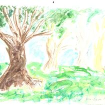 My project for course: Painting Realistic Watercolor Landscapes. Projekt z dziedziny  Sztuki piękne,  Malarstwo, Sketching, Malowanie akwarelą, Ilustracja naturalist i czna użytkownika Hae-Lyun Kang - 11.02.2023