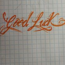 Meu projeto do curso: Tatuagem de letras cursivas à mão livre. Un projet de Lettering , et Conception de tatouage de Sávio Henrique Araújo - 15.02.2023
