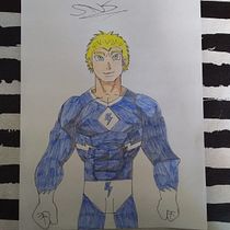 Mi proyecto del curso: Ilustración para cómics: anatomía de un superhéroe, es un personaje propio, de nombre Geonodos. Un progetto di Illustrazione tradizionale, Character design, Fumetto, Disegno a matita e Disegno anatomico di santisuarez2610 - 15.02.2023