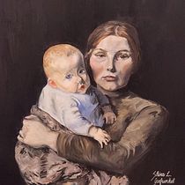 My project for course:  Realistic Oil Portraiture: Conveying Detail and Expression. Fine Arts, Painting, and Oil Painting project by Shira Garfunkel - 02.15.2023